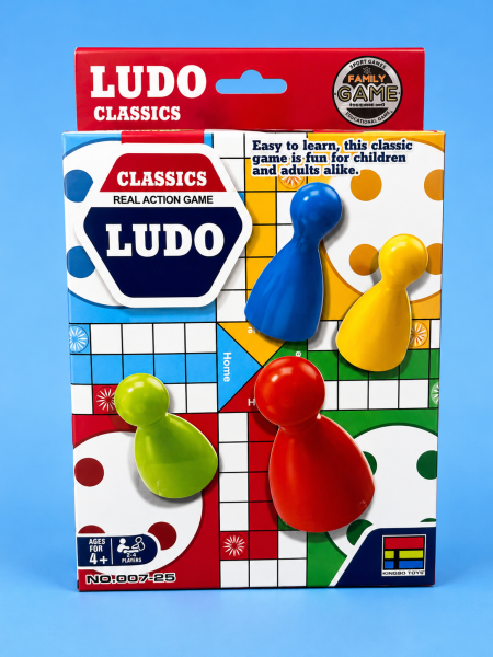🎲👨‍👩‍👧‍👦 لعبة لودو الكلاسيكية