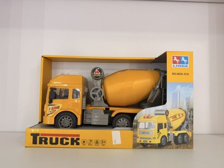 شاحنة خلاطة إسمنت للأطفال مع أضواء وأصوات🚚